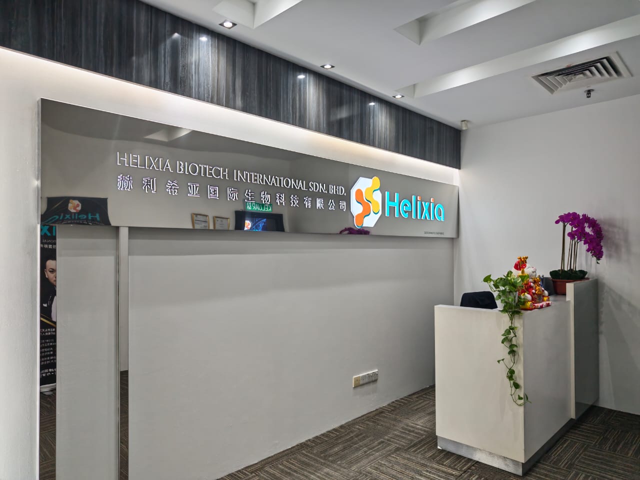 Helixia Biotech headquarters and our research team at work